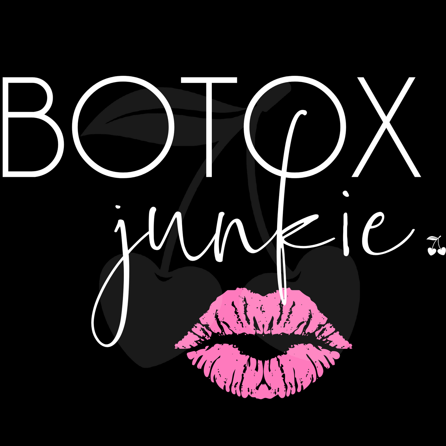 Botox Junkie Lips Graphic Sweatshirt