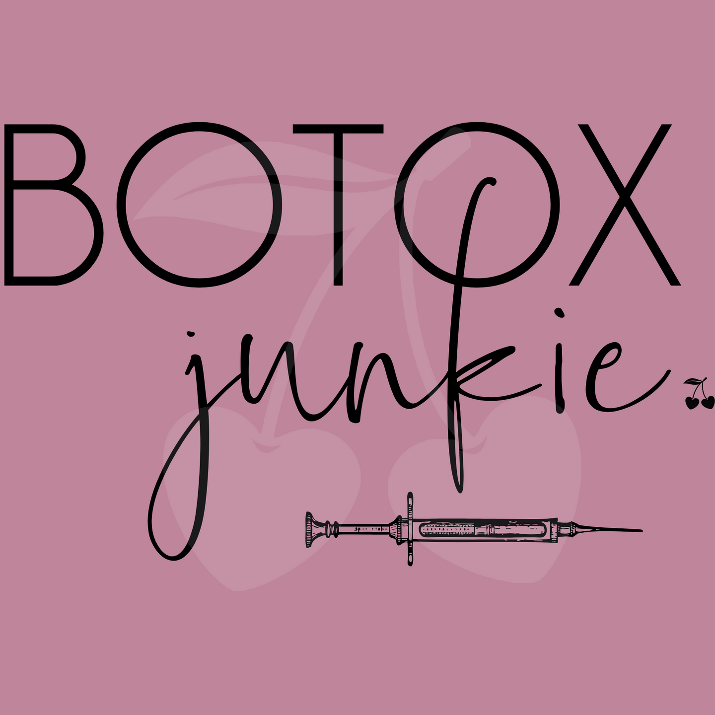 Botox Junkie Graphic Sweatshirt