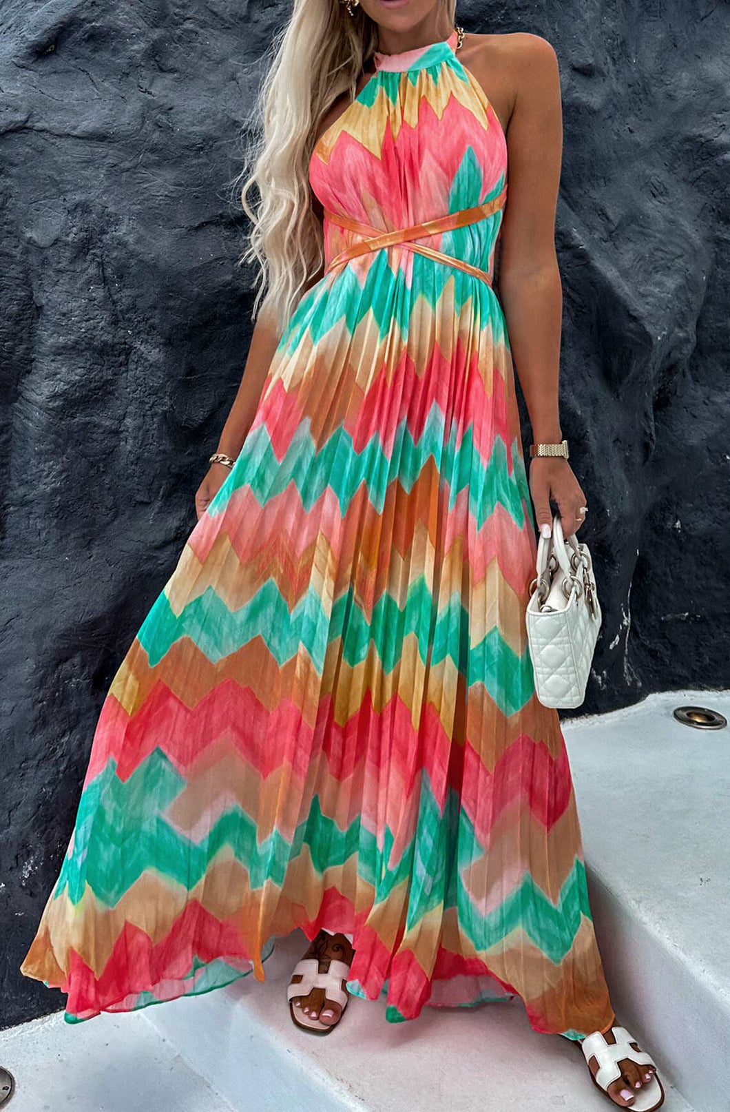 Escape to Paradise Aztec Maxi