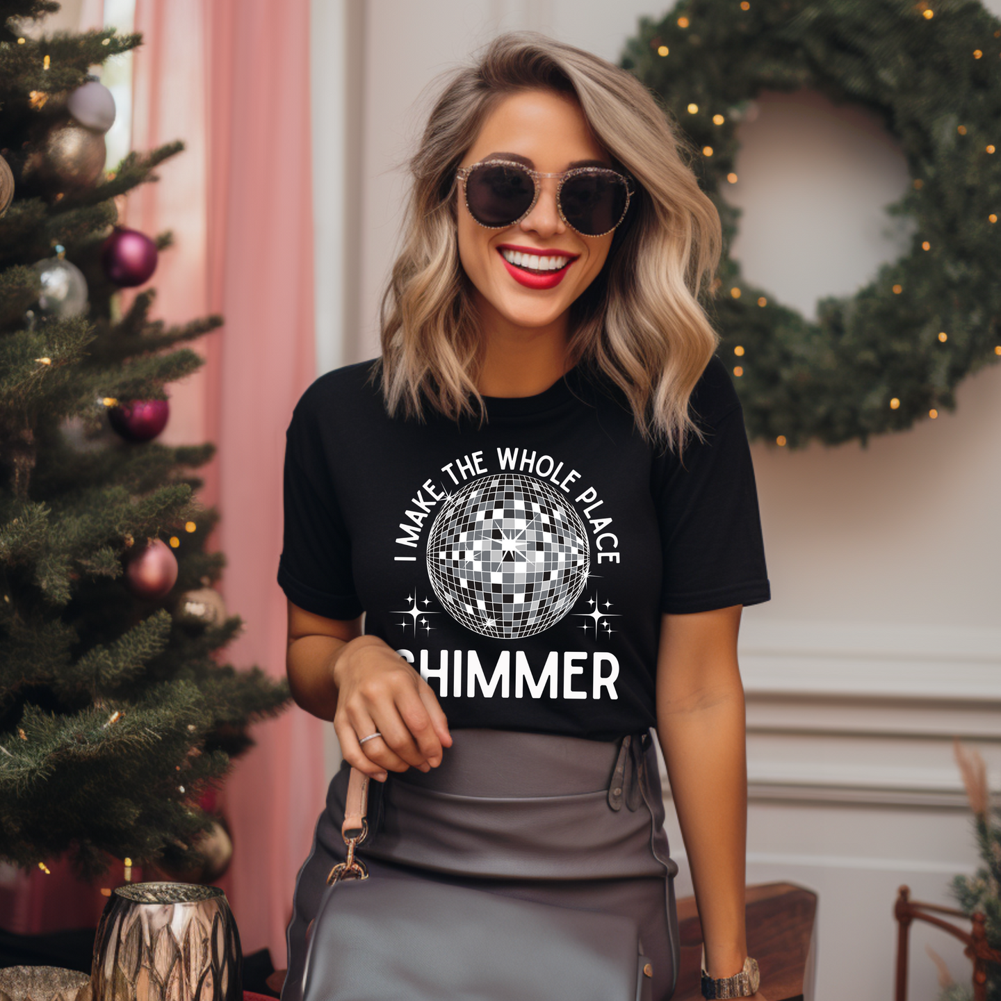 Whole Place Shimmer Graphic Shirt