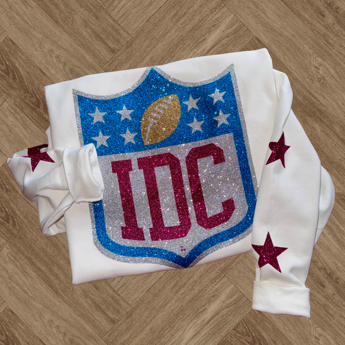 IDC Glitter Graphic Sweatshirt