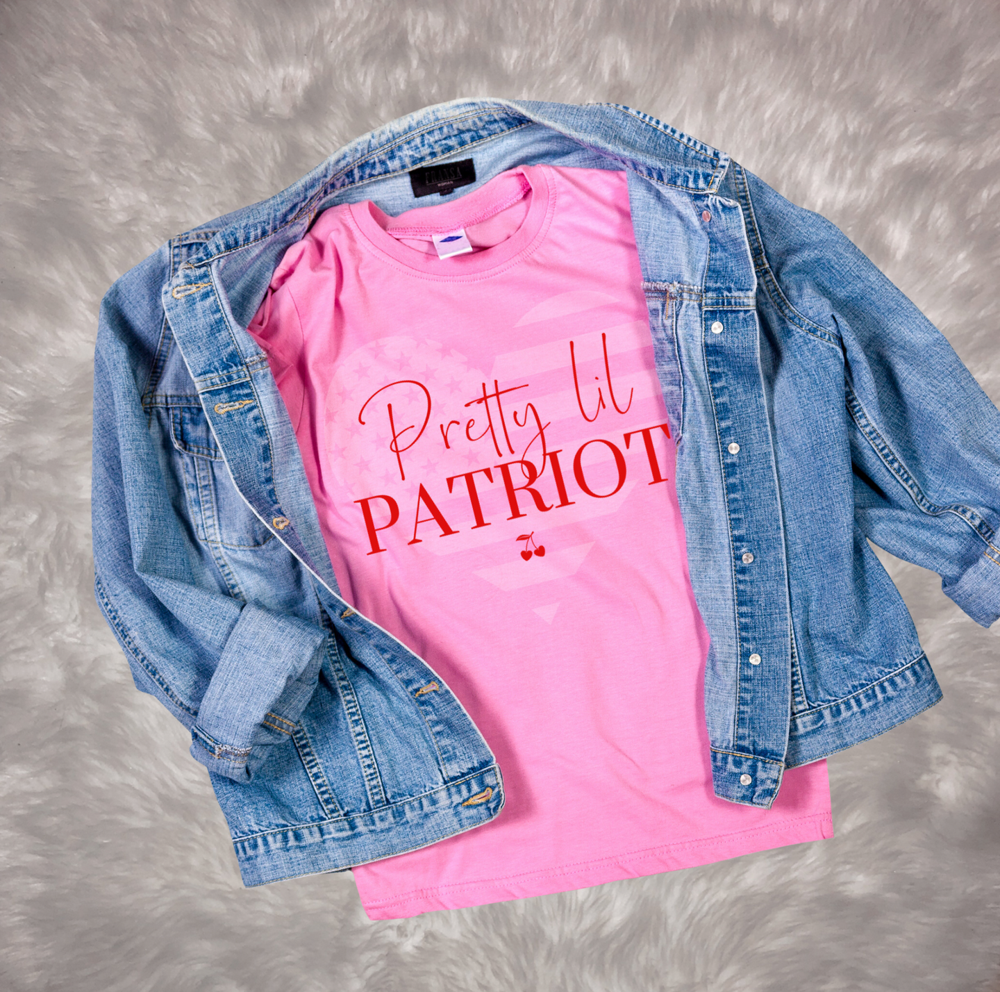Pretty Lil Patriot Graphic Shirt