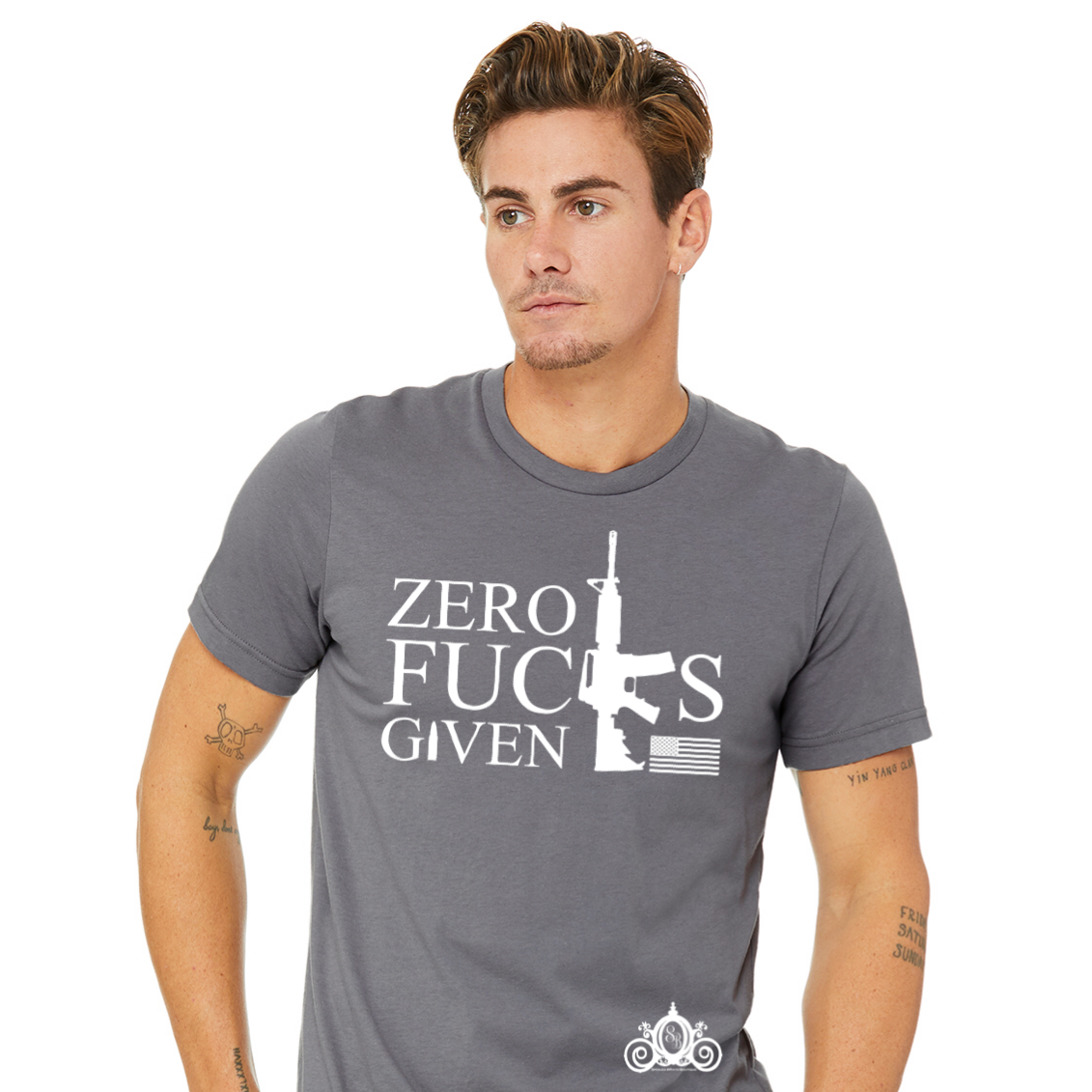 Zero Fucks Given Mens Graphic Tee