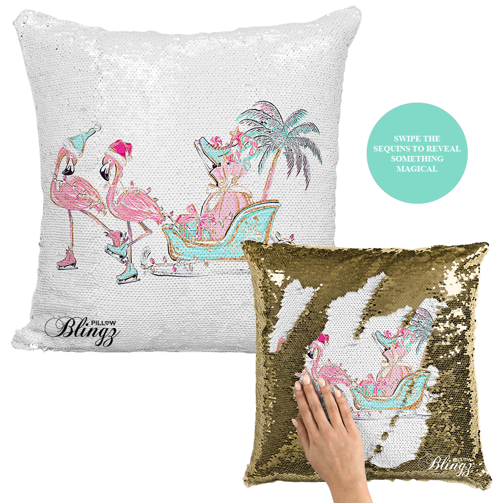 Sequin hotsell flamingo pillow