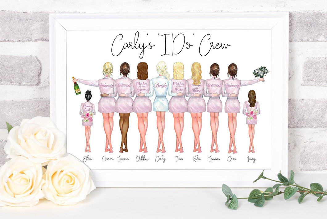 Customizable Bridal Wedding Print