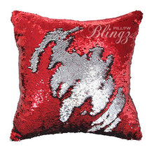 Load image into Gallery viewer, Lil Dawg Football Reversible Sequin Pillow Case
