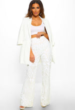 Load image into Gallery viewer, Icon White Sequin Pants
