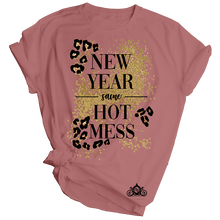 Load image into Gallery viewer, New Year, Same Hot Mess Graphic Tee
