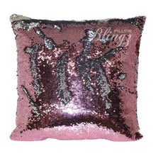 Load image into Gallery viewer, Brave &amp; Strong Cancer Reversible Sequin Pillow Case
