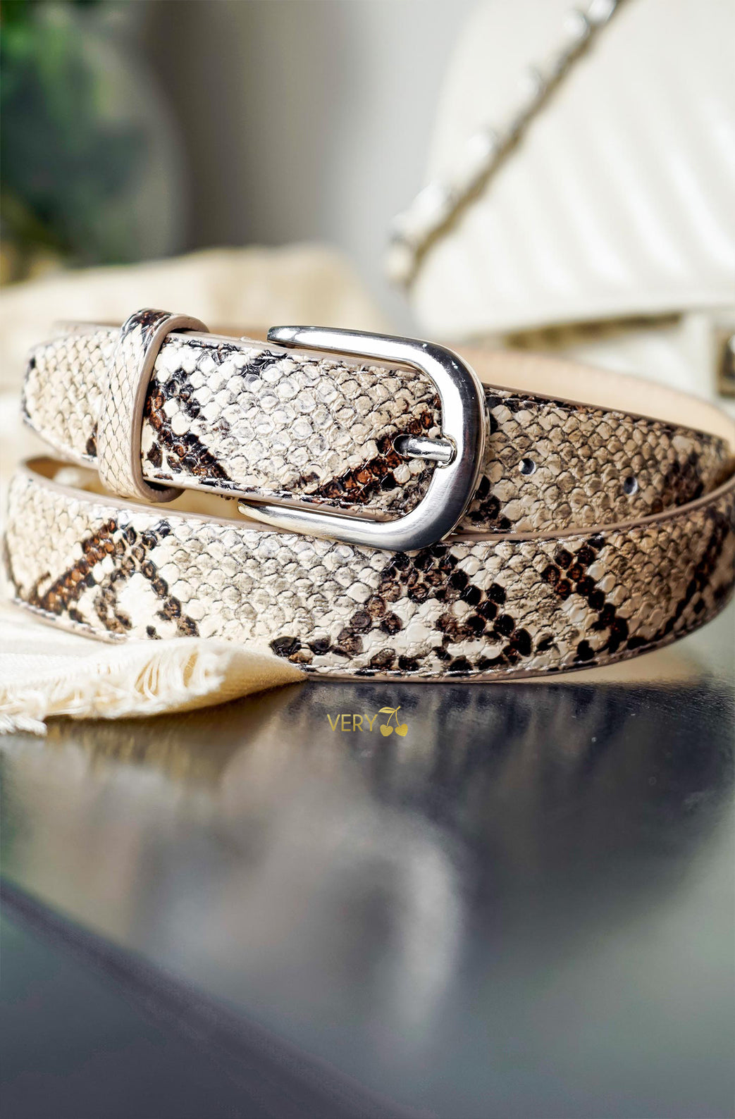 Snake Print Belt