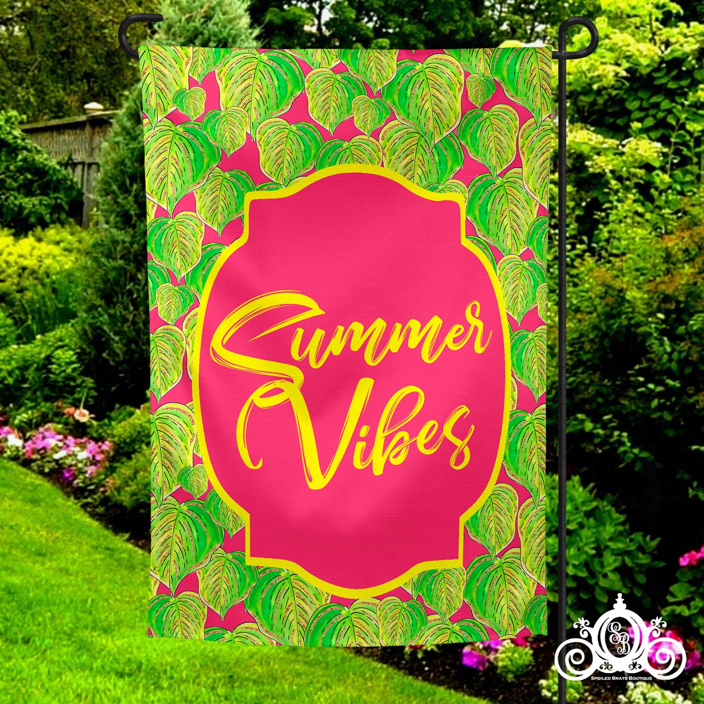 Summer Vibes Garden Flag
