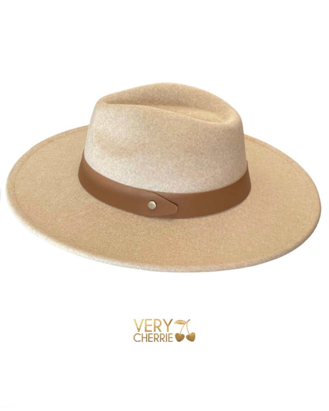 Oatmeal Wide Brim Fedora