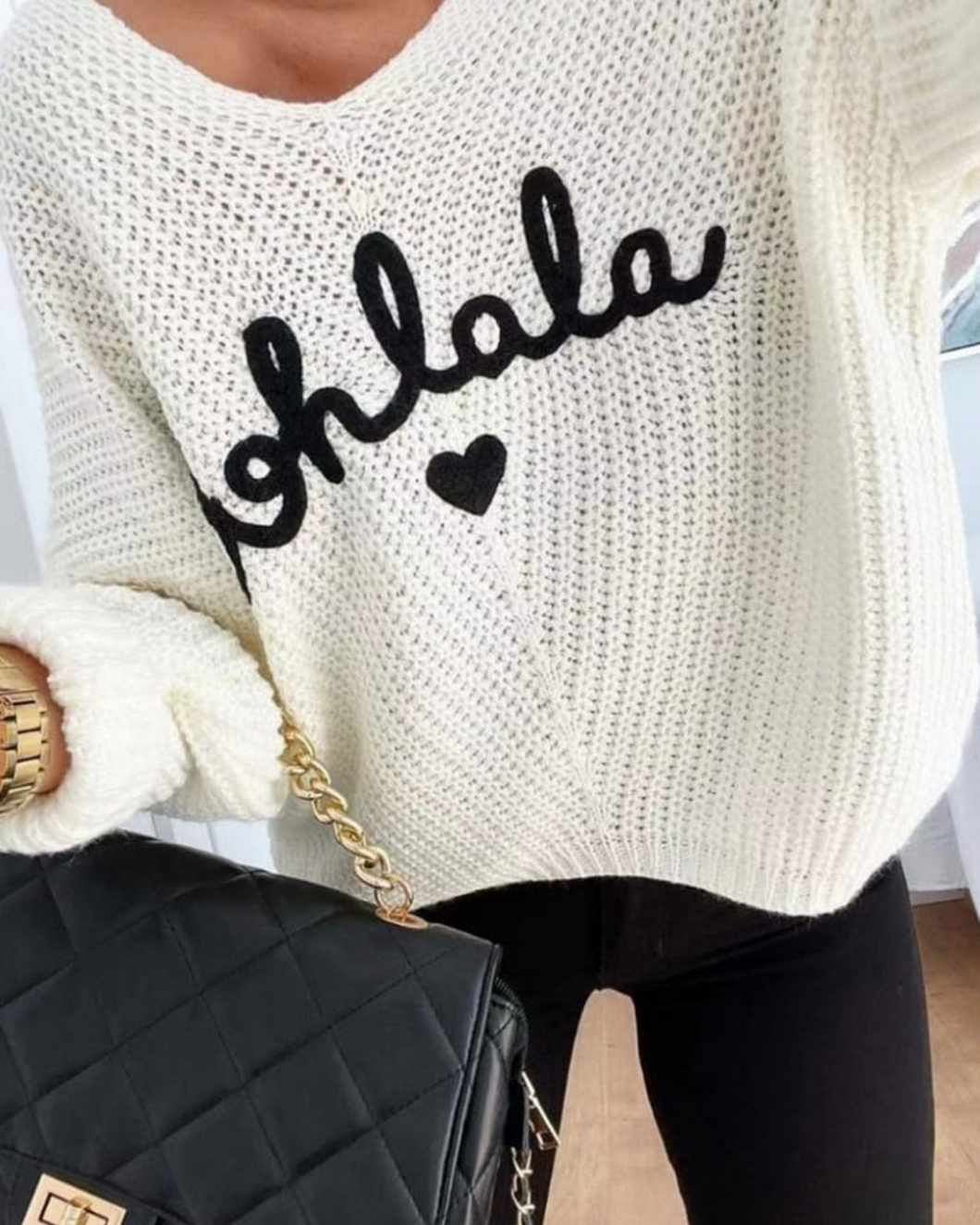 Ooh La La Asymmetric Sweater