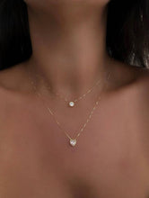 Load image into Gallery viewer, Heart of Diamonds Layered Necklace
