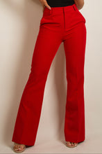 Load image into Gallery viewer, Santa Baby Red Dress Pants
