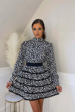 Load image into Gallery viewer, DeVil Mini Ruffle Dress
