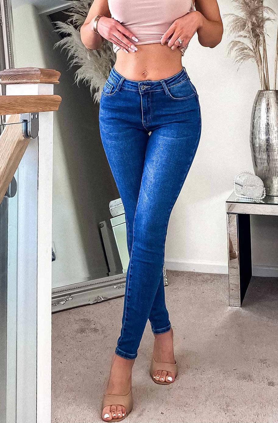 Emma Dark Blue Denim Jeans