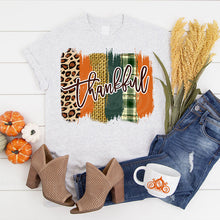 Load image into Gallery viewer, Thankful Plaid Swash Graphic Tee
